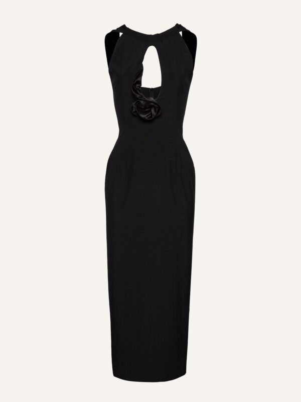 KEYHOLE MIDI DRESS