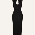 KEYHOLE MIDI DRESS