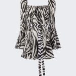 WHITNEY MINI DRESS IN ZEBRA PRINT