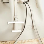 STRAW AND NAPPA BUCKET MINI BAG
