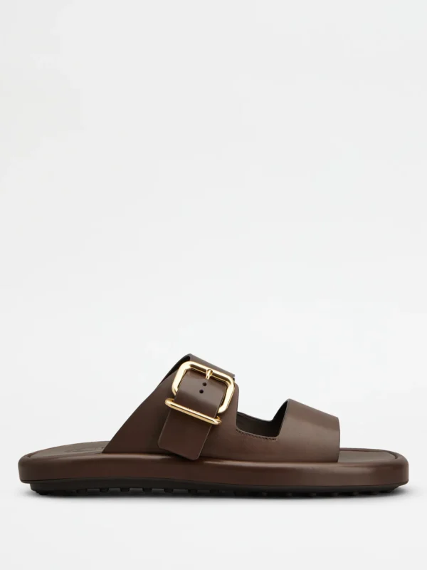 LEATHER SLIDES