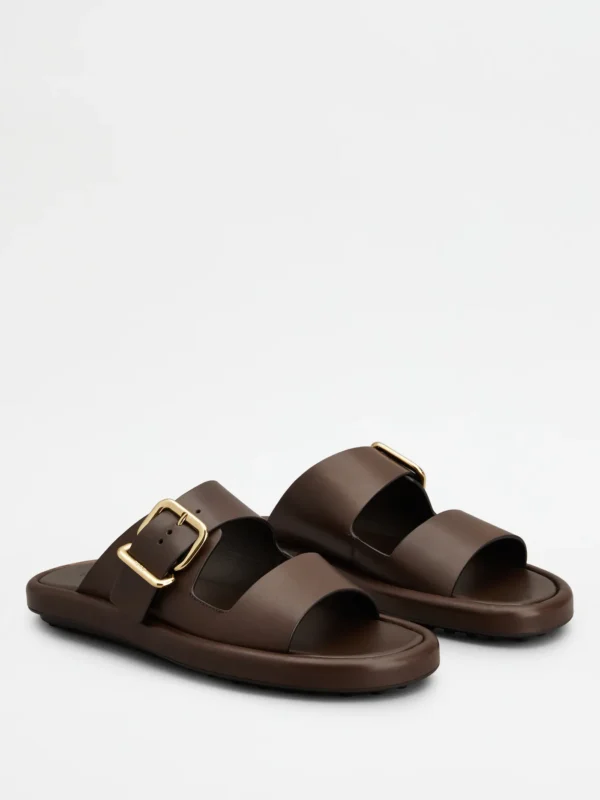 LEATHER SLIDES