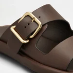 LEATHER SLIDES