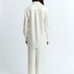 IMA TROUSERS IN LINEN SEQUIN