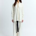 MARLEY SHIRT IN SEQUIN LINEN