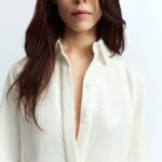 MARLEY SHIRT IN SEQUIN LINEN