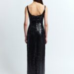 ELECTRA GOWN IN SEQUIN LINEN