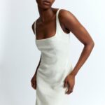 ELECTRA GOWN IN SEQUIN LINEN