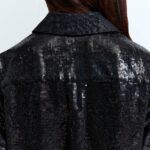 MARLEY SHIRT IN SEQUIN LINEN