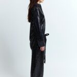 MARLEY SHIRT IN SEQUIN LINEN