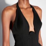 TAILORED HALTER DRESS