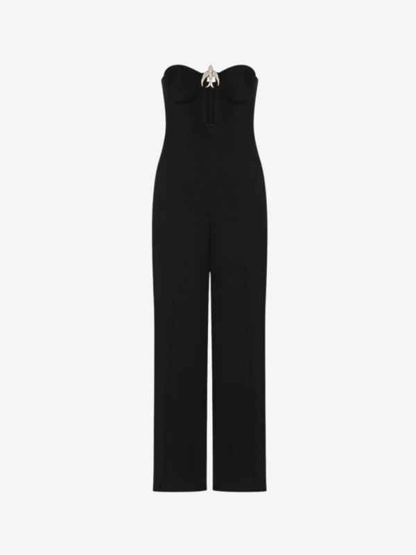CRYSTAL SWALLOW WIDE LEG JUMPSUIT