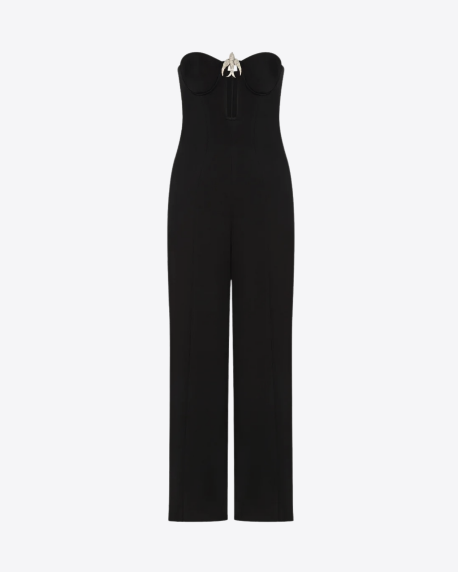 CRYSTAL SWALLOW WIDE LEG JUMPSUIT