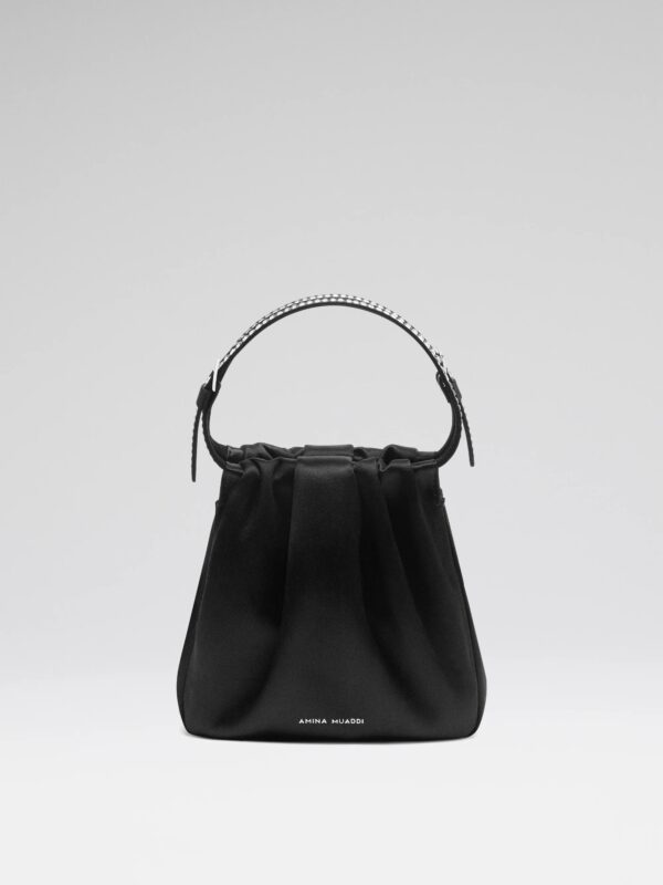 VITTORIA CRYSTAL CLUTCH IN SATIN