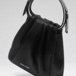 VITTORIA CRYSTAL CLUTCH IN SATIN