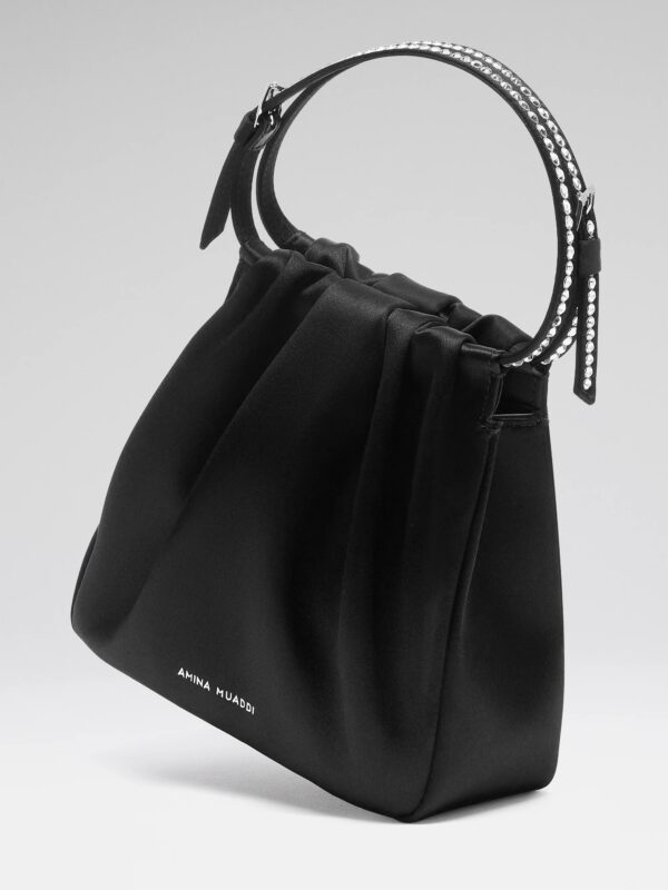 VITTORIA CRYSTAL CLUTCH IN SATIN
