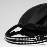 VITTORIA CRYSTAL CLUTCH IN SATIN