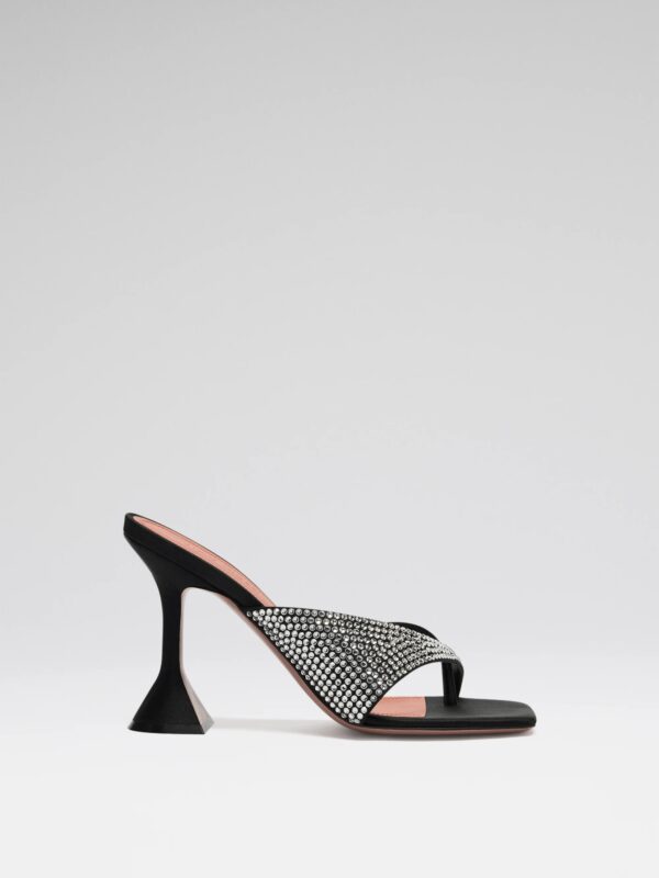 SHINOA 95 MULES IN SATIN