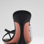 SHINOA 95 MULES IN SATIN