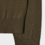MERINO WOOL HALF ZIP SWEATER