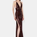 SEQUIN PRISM DRESS