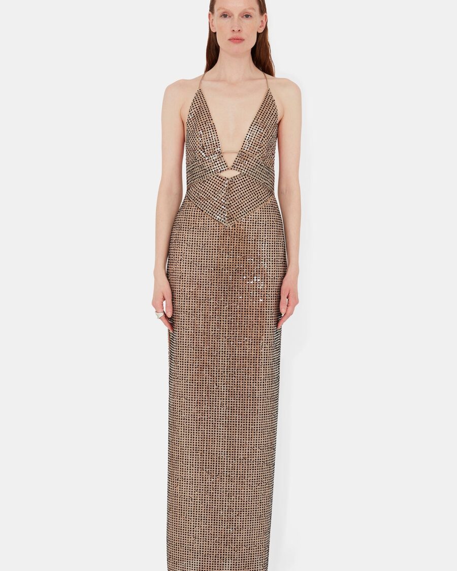 SHEER PRISM DRESS