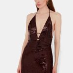 SEQUIN PRISM DRESS