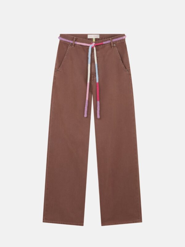 STRAIGHT LEG JEANS WITH BELT