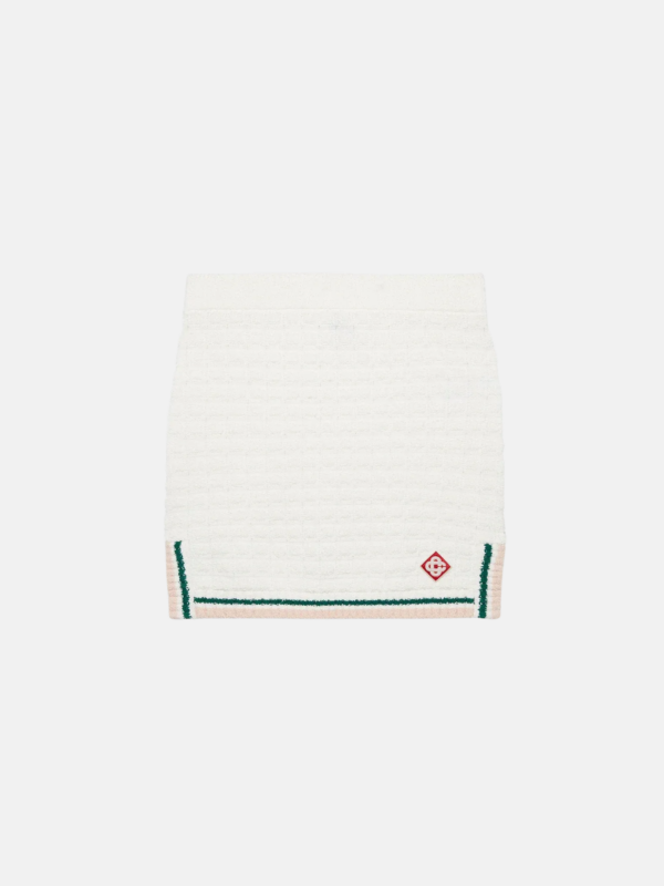 COTTON BOUCLÉ SKIRT
