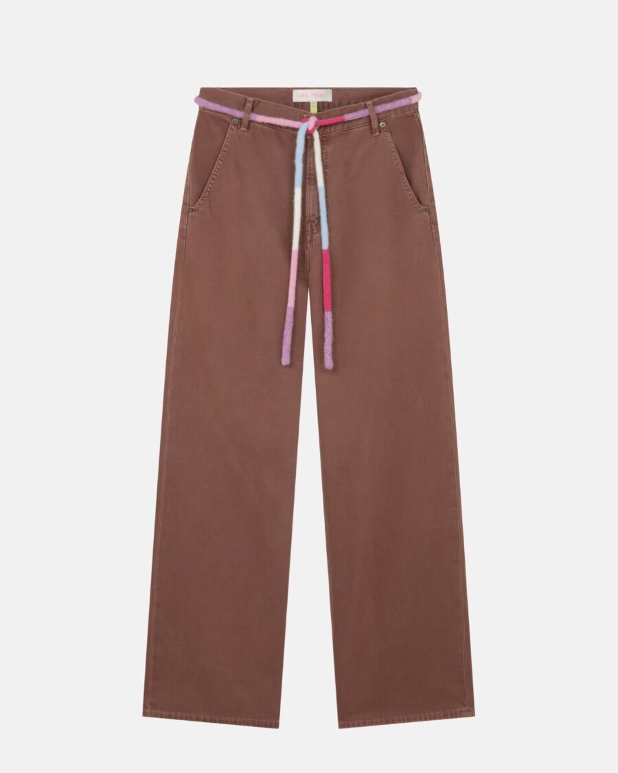 STRAIGHT LEG JEANS WITH BELT