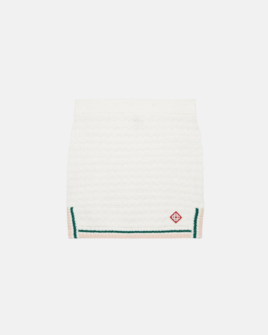 COTTON BOUCLÉ SKIRT