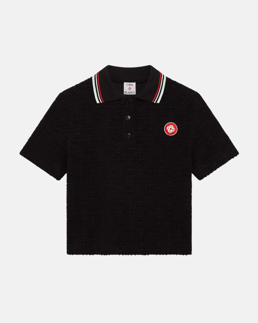 MONOGRAM TOWELLING POLO