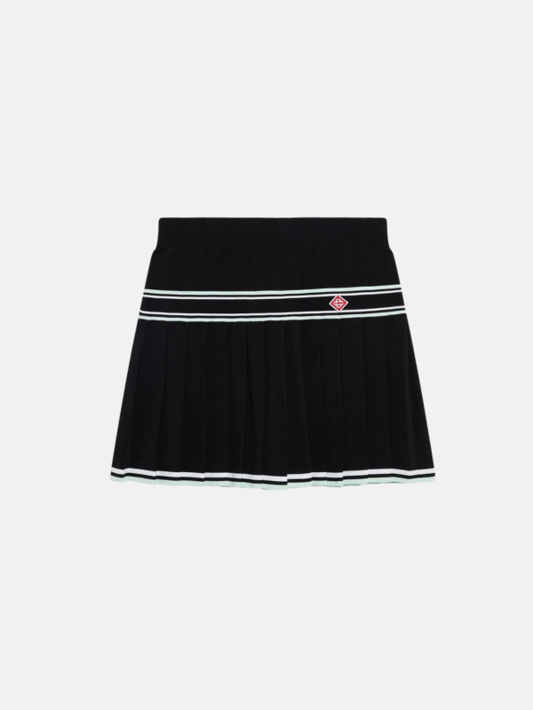 VISCOSE PLEATED MINI SKIRT