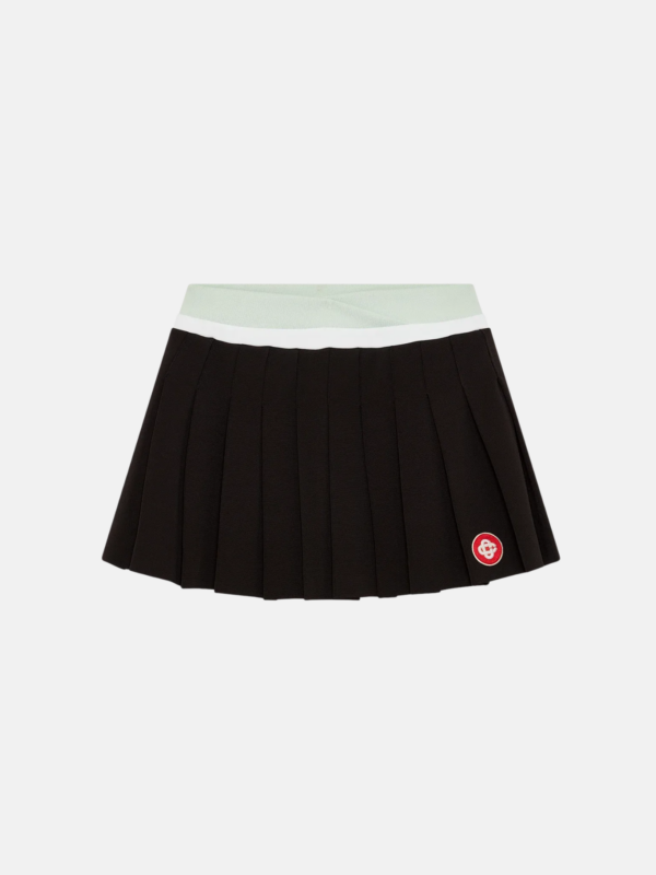 SCUBA PLEATED SKIRT