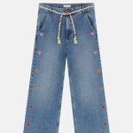 EMBROIDERED HEARTS JEANS