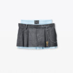 WOOL BLEND MINI SKIRT