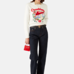 EMBROIDERED COTTON SWEATER