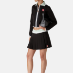 SCUBA PLEATED SKIRT