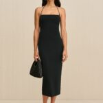 MELVILLE HALTER KNIT DRESS