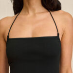 MELVILLE HALTER KNIT DRESS