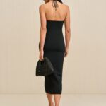 MELVILLE HALTER KNIT DRESS