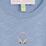 EMBROIDERED HEADPHONES TEE