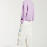 EMBROIDERED STRAIGHT LEG JEANS