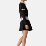 SCUBA PLEATED SKIRT