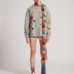 CUT OUT HEARTS SWEATSHIRT