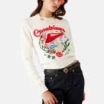 EMBROIDERED COTTON SWEATER