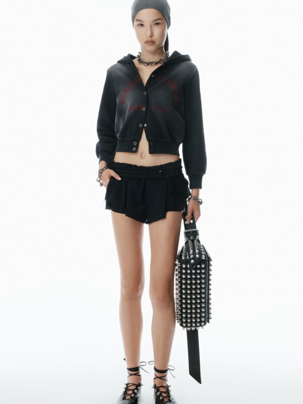 SHRUNKEN COTTON SWEATSHIRT