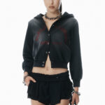 SHRUNKEN COTTON SWEATSHIRT