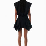 PRE STYLED COTTON SHIRT DRESS