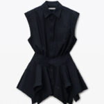 PRE STYLED COTTON SHIRT DRESS